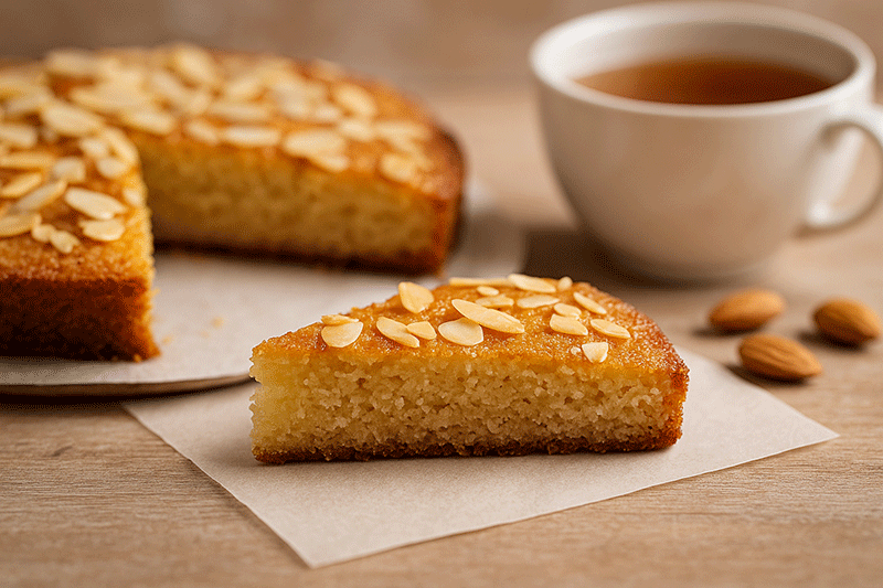 Le gâteau aux amandes, nutritif et facile à préparer !