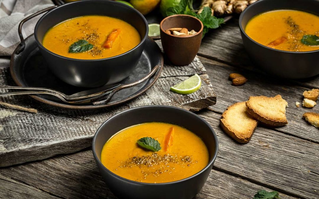 Velouté au potimarron, un plat riche en nutriments