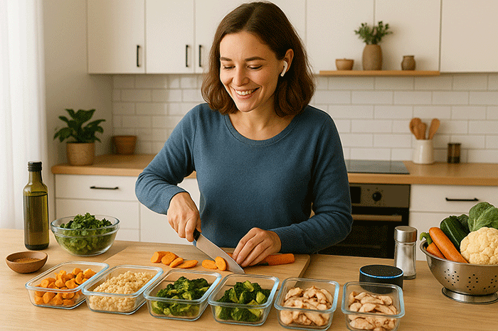 Batch cooking du dimanche : 3 plats pour 5 déjeuners sans stress