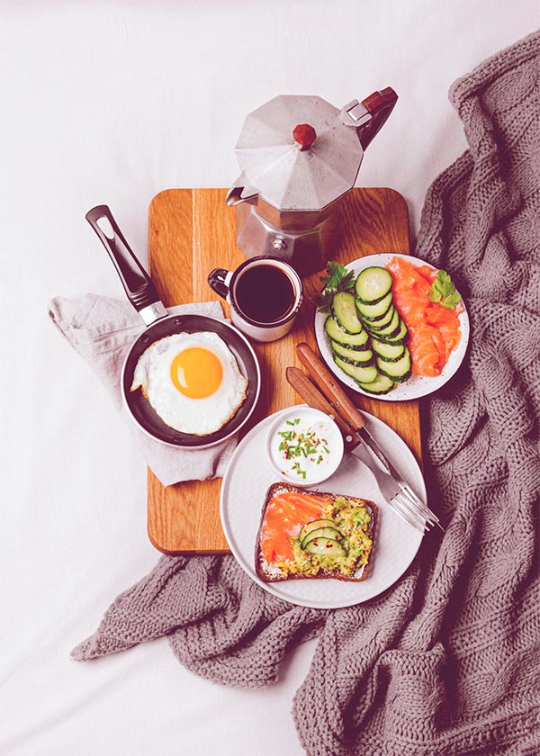 petit-déjeuner équilibré
