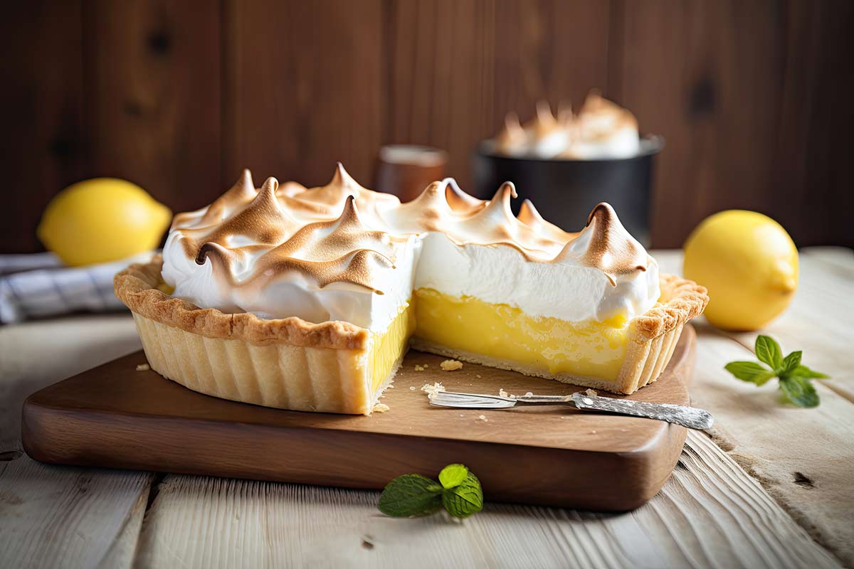 Tarte au citron meringuée